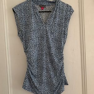 Vince Camuto baby blue w/ white and black spackles